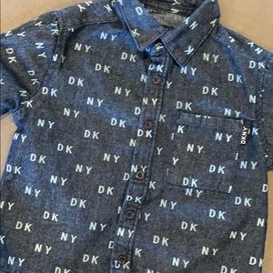Denim DKNY Logo Shirt